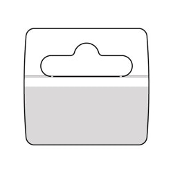 Hang Tab with TRIANGULAR HANG HOLE.